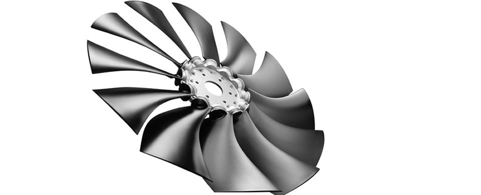 Крыльчатка лопасти осевой вентилятор multi-wing